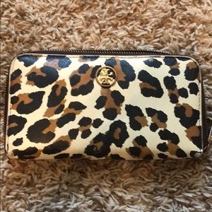 Tory Burch leopard wallet